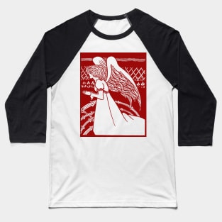 Art Nouveau Angel Baseball T-Shirt